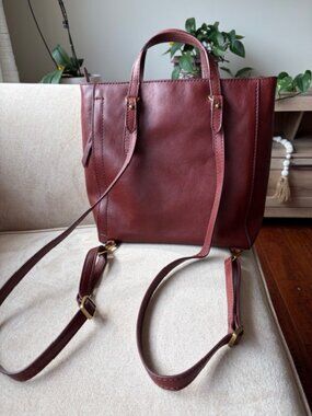 Fossil Leather Convertible Handbag/Backpack